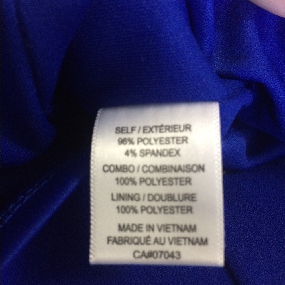 Decode royal blue one shoulder cocktail dress - Picture 10 of 11